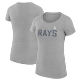 MLB Tampa Bay Rays G-III 4Her by Carl Banks Women's Super-Slim Fit Lightweight Dot Print T-Shirt