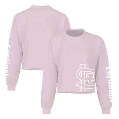 MLB St. Louis Cardinals Fanatics Women's Cropped Slouchy Long Sleeve T-Shirt