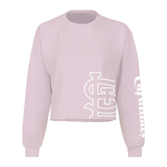 MLB St. Louis Cardinals Fanatics Women's Cropped Slouchy Long Sleeve T-Shirt