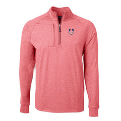 Cutter & Buck Big & Tall Adapt Eco Knit Quarter-Zip Pullover Top - Indianapolis Colts