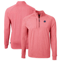 Cutter & Buck Big & Tall Adapt Eco Knit Quarter-Zip Pullover Top - Miami Dolphins