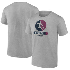 US Soccer Radiating Victory T-Shirt - Heather Gray
