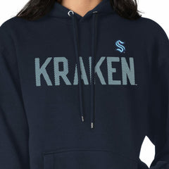 NHL Navy Seattle Kraken G-III 4Her by Carl Banks Women's Dot Print Pullover Hoodie