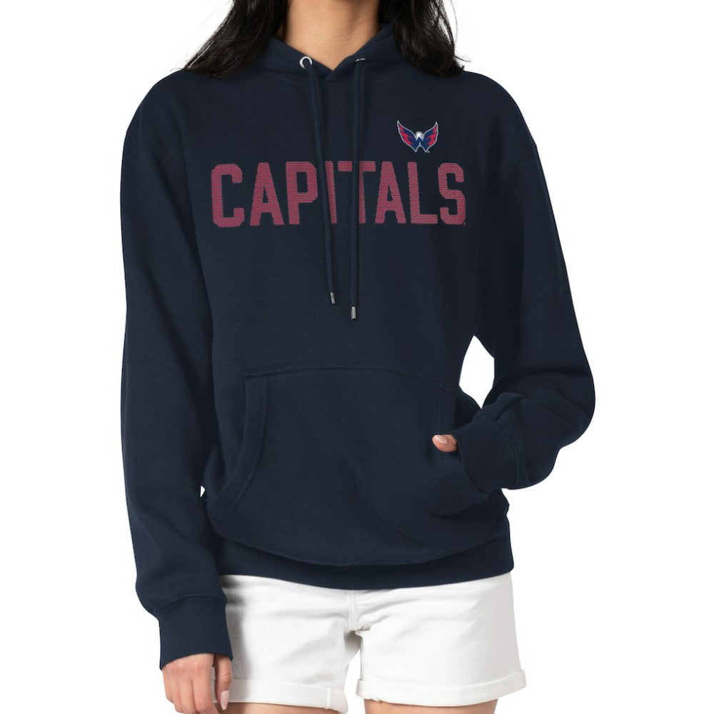 NHL Navy Washington Capitals G-III 4Her by Carl Banks Women's Dot Print Pullover Hoodie