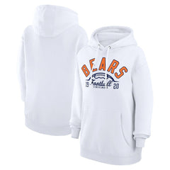 Starter Unisex Half Ball Team Fleece Pullover Hoodie - Chicago Bears
