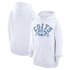 Starter Unisex Half Ball Team Fleece Pullover Hoodie - Indianapolis Colts