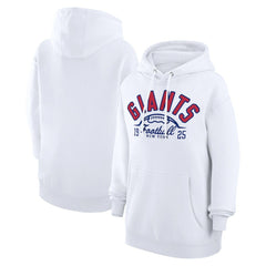 Starter Unisex Half Ball Team Fleece Pullover Hoodie - New York Giants