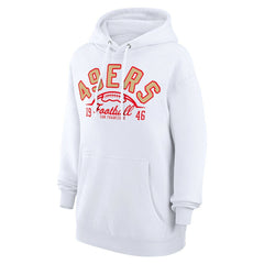 Starter Unisex Half Ball Team Fleece Pullover Hoodie - San Francisco 49ers