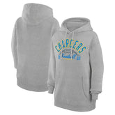 Starter Unisex Half Ball Team Fleece Pullover Hoodie - Los Angeles Chargers