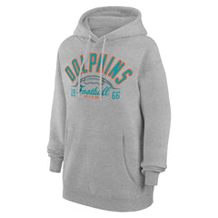 Starter Unisex Half Ball Team Fleece Pullover Hoodie - Miami Dolphins