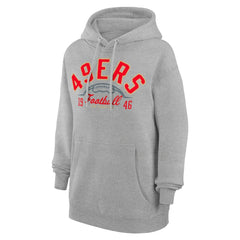 Starter Unisex Half Ball Team Fleece Pullover Hoodie - San Francisco 49ers