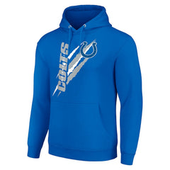Starter Unisex Color Scratch Fleece Pullover Hoodie - Indianapolis Colts