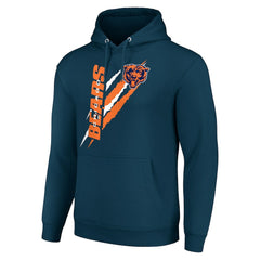 Starter Unisex Color Scratch Fleece Pullover Hoodie - Chicago Bears