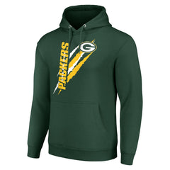Starter Unisex Color Scratch Fleece Pullover Hoodie - Green Bay Packers