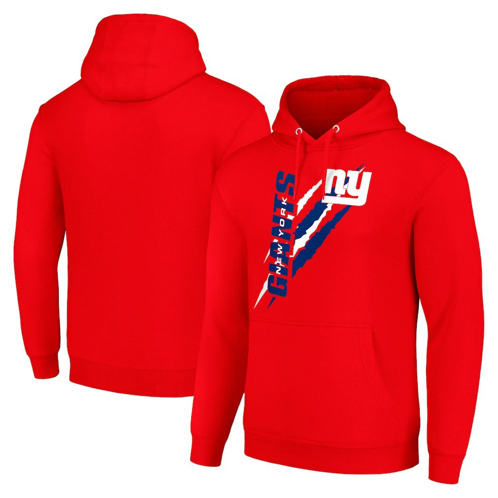 Starter Unisex Color Scratch Fleece Pullover Hoodie - New York Giants