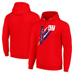 Starter Unisex Color Scratch Fleece Pullover Hoodie - New York Giants