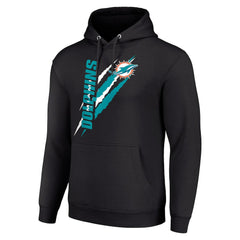 Starter Unisex Color Scratch Fleece Pullover Hoodie - Miami Dolphins
