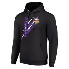 Starter Unisex Color Scratch Fleece Pullover Hoodie - Minnesota Vikings