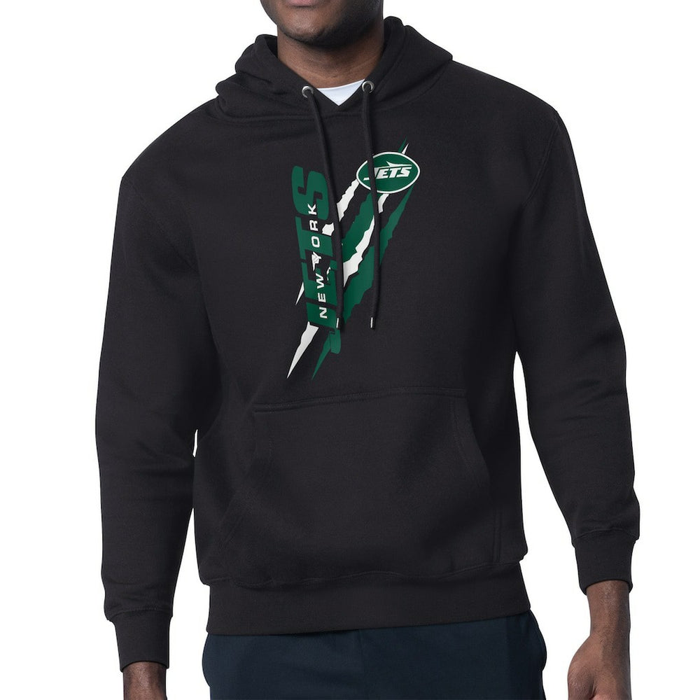 Starter Unisex Color Scratch Fleece Pullover Hoodie - New York Jets