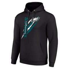 Starter Unisex Color Scratch Fleece Pullover Hoodie - Philadelphia Eagles