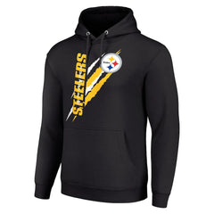 Starter Unisex Color Scratch Fleece Pullover Hoodie - Pittsburgh Steelers