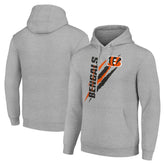 Starter Unisex Color Scratch Fleece Pullover Hoodie - Cincinnati Bengals