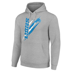 Starter Unisex Color Scratch Fleece Pullover Hoodie - Detroit Lions
