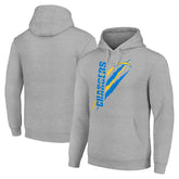 Starter Unisex Color Scratch Fleece Pullover Hoodie - Los Angeles Chargers