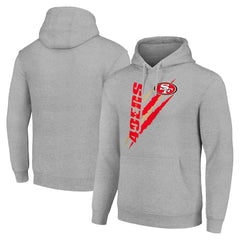 Starter Unisex Color Scratch Fleece Pullover Hoodie - San Francisco 49ers
