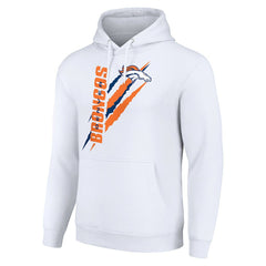 Starter Unisex Color Scratch Fleece Pullover Hoodie - Denver Broncos