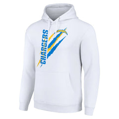 Starter Unisex Color Scratch Fleece Pullover Hoodie - Los Angeles Chargers