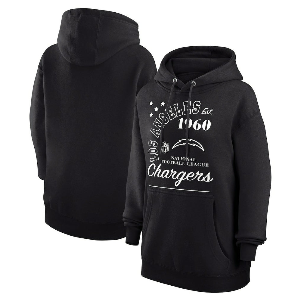 Starter Unisex Arch Team Fleece Pullover Hoodie - Los Angeles Chargers