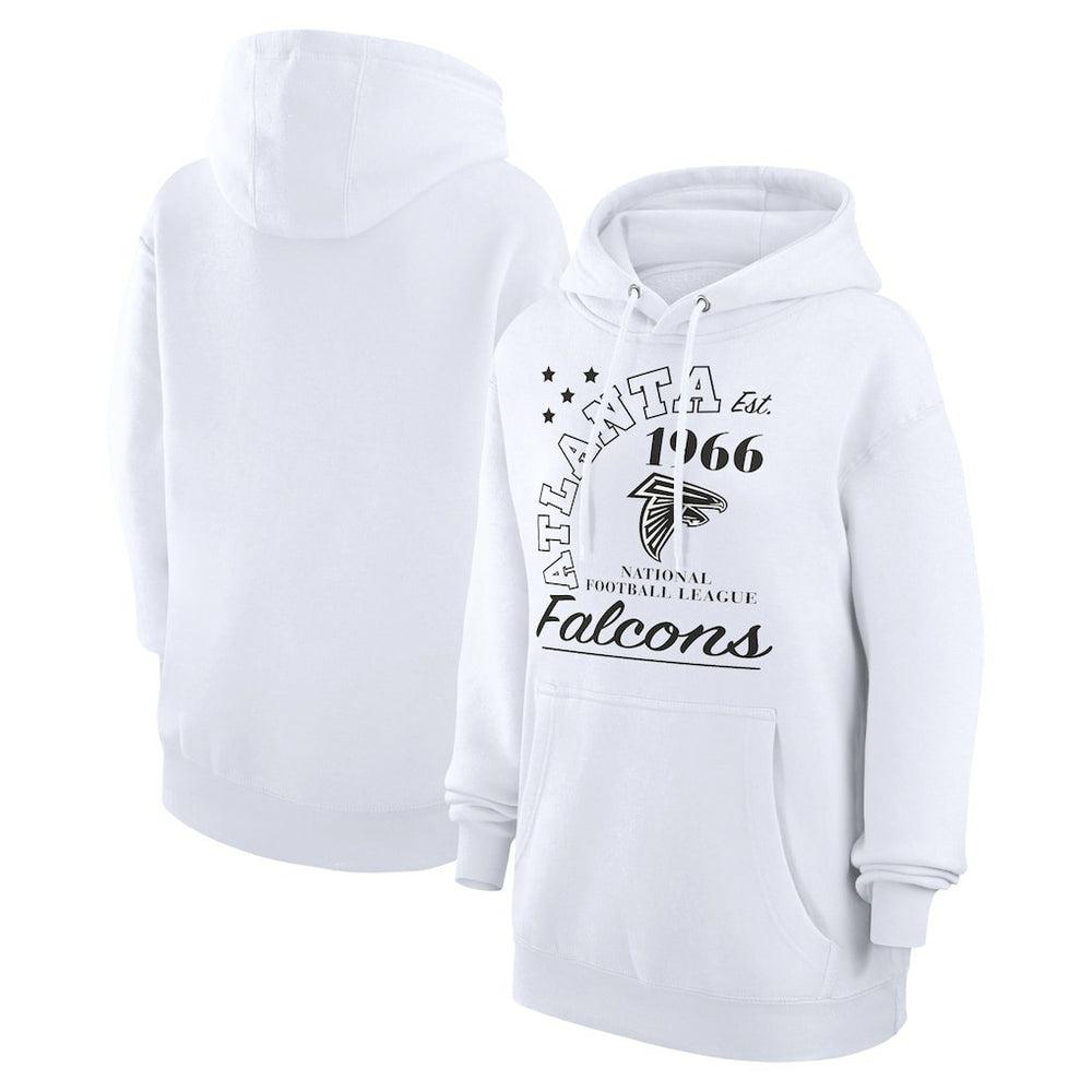 Starter Unisex Arch Team Fleece Pullover Hoodie - Atlanta Falcons