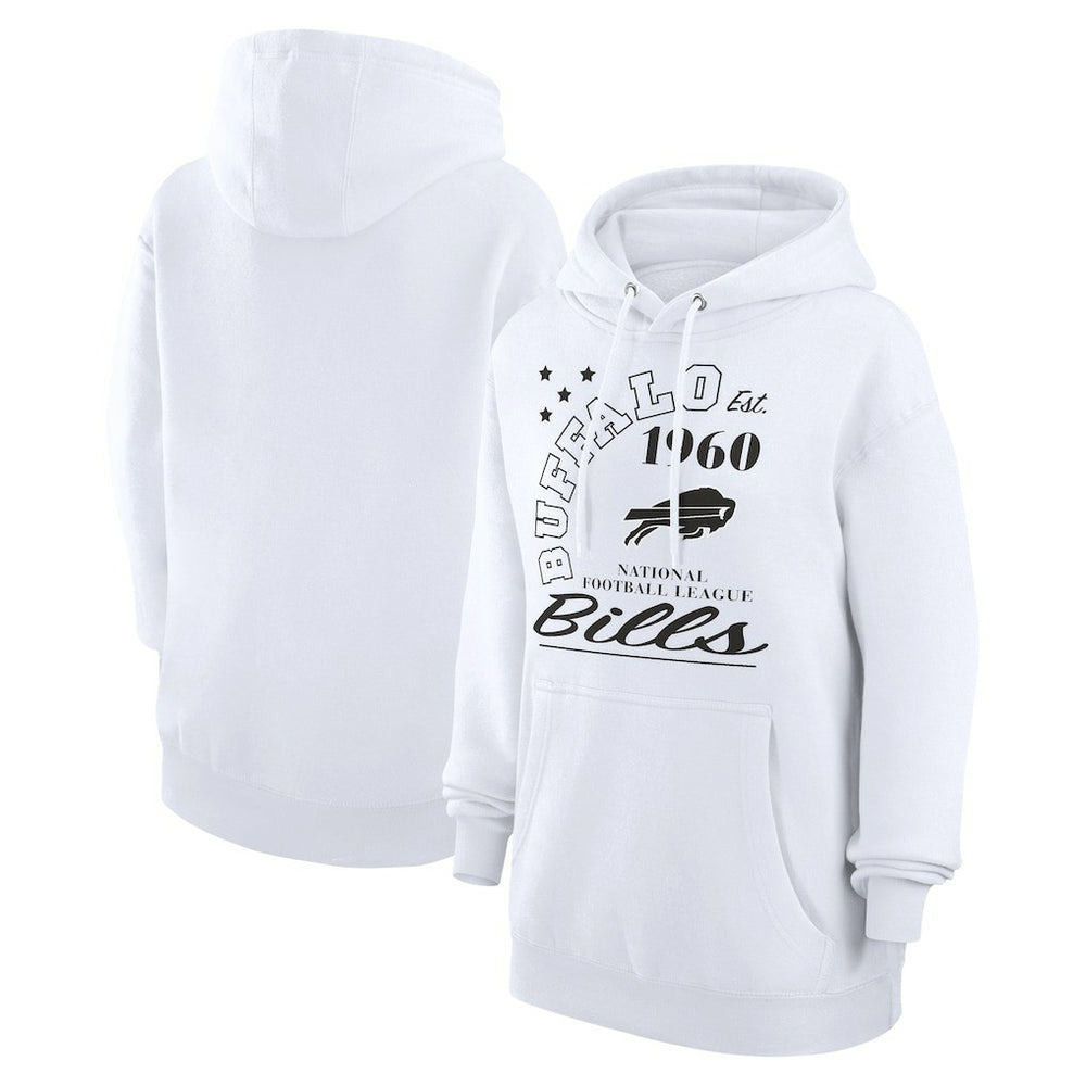 Starter Unisex Arch Team Fleece Pullover Hoodie - Buffalo Bills
