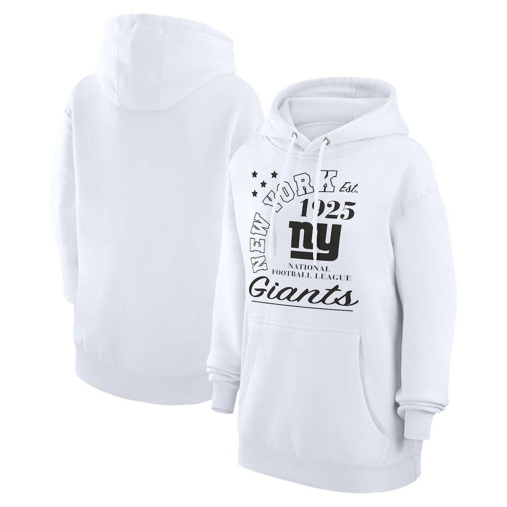 Starter Unisex Arch Team Fleece Pullover Hoodie - New York Giants