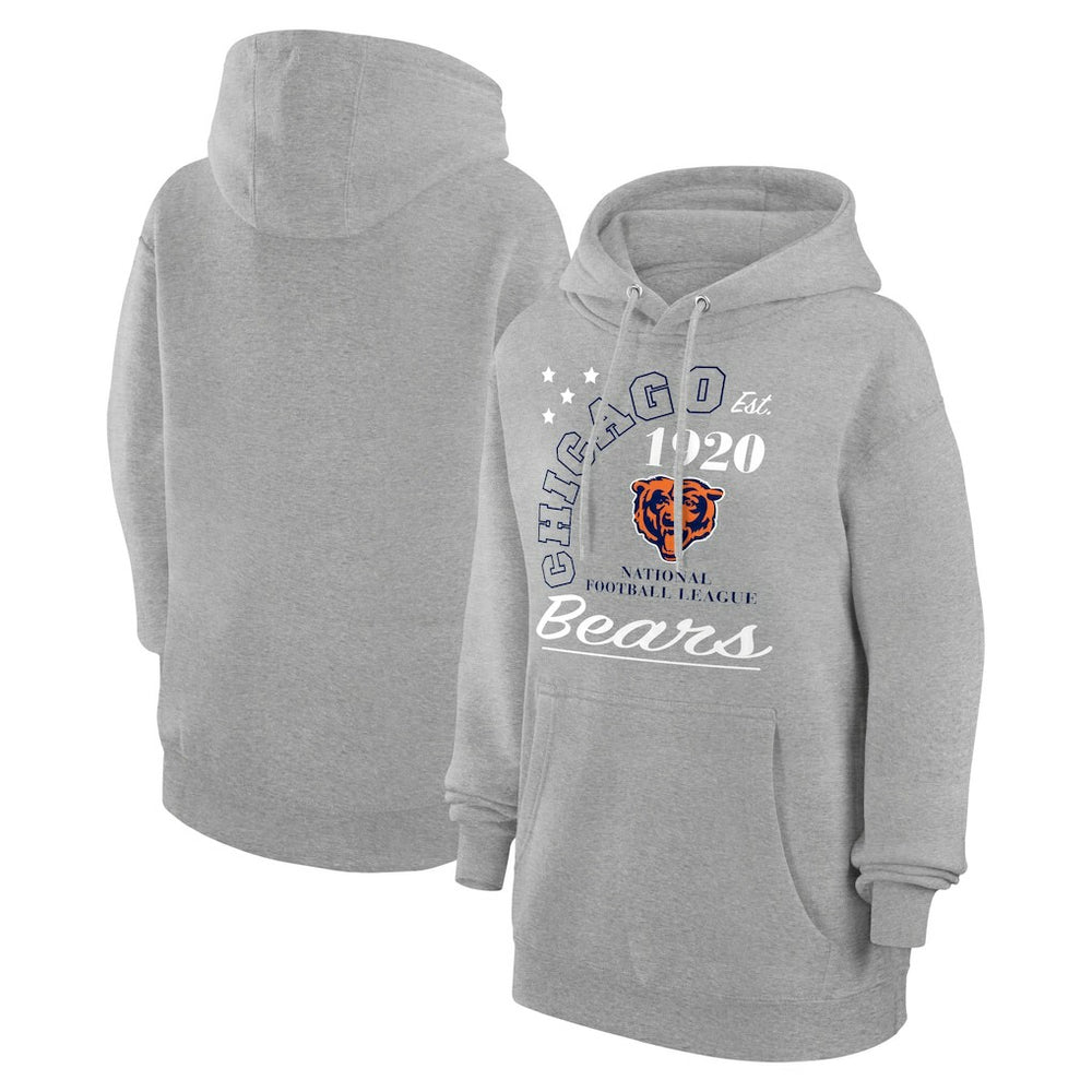Starter Unisex Arch Team Fleece Pullover Hoodie - Chicago Bears