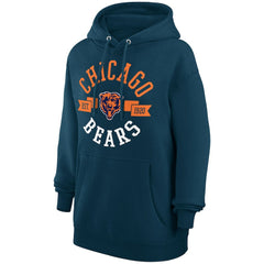 G-III 4Her by Carl Banks Women's City Graphic Team Fleece Pullover Hoodie - Chicago Bears