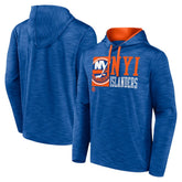 NHL Royal New York Islanders Fanatics Never Quit Pullover Hoodie