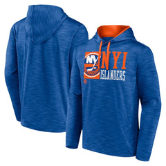 NHL Royal New York Islanders Fanatics Never Quit Pullover Hoodie