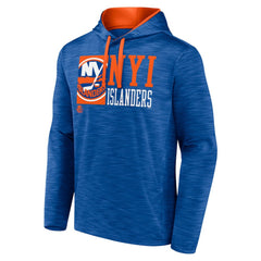 NHL Royal New York Islanders Fanatics Never Quit Pullover Hoodie