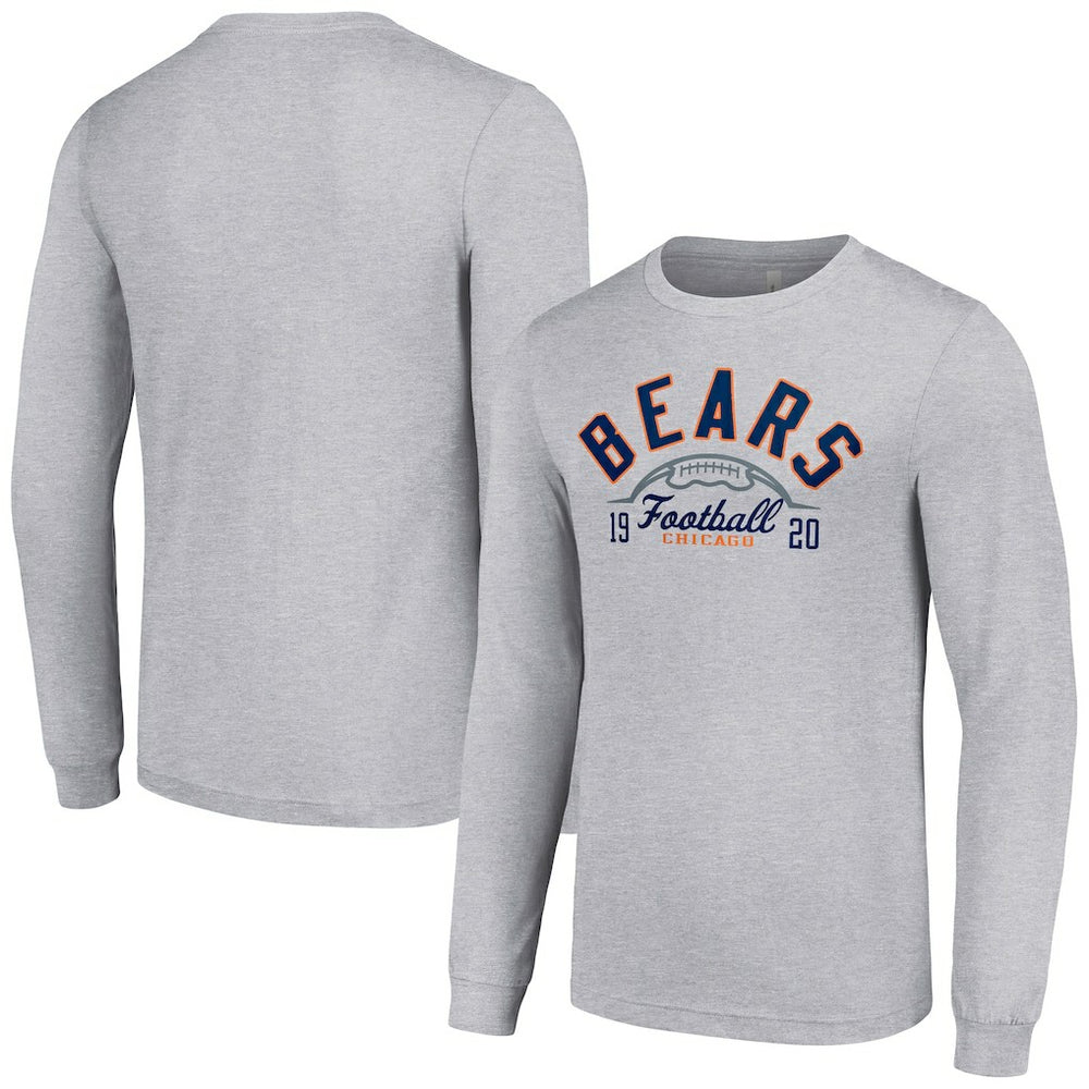 Starter Half Ball Team Long Sleeve T-Shirt - Chicago Bears