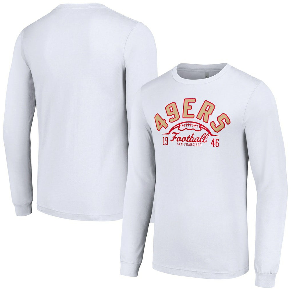 Starter Half Ball Team Long Sleeve T-Shirt - San Francisco 49ers