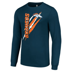 Starter Color Scratch Long Sleeve T-Shirt - Denver Broncos
