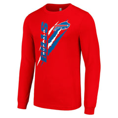 Starter Color Scratch Long Sleeve T-Shirt - Buffalo Bills