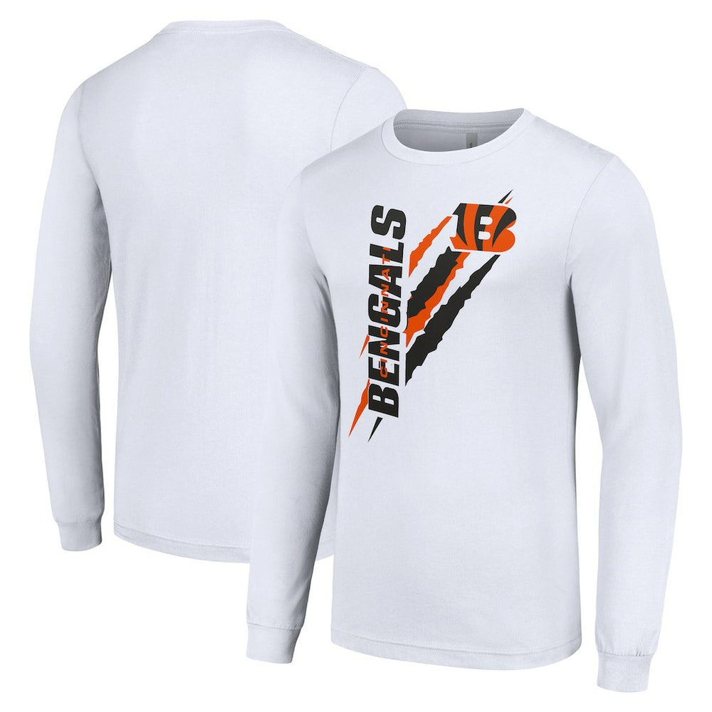Starter Color Scratch Long Sleeve T-Shirt - Cincinnati Bengals