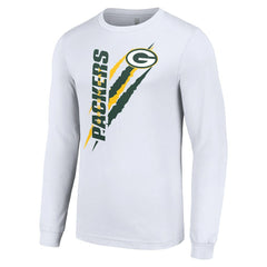 Starter Color Scratch Long Sleeve T-Shirt - Green Bay Packers