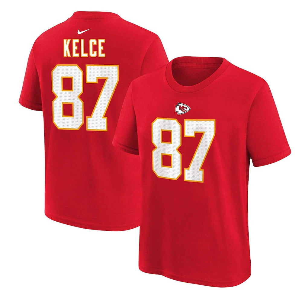 Travis Kelce Preschool Player Name & Number T-Shirt - Kansas City Chiefs