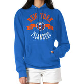 NHL Royal New York Islanders G-III 4Her by Carl Banks Women's City Graphic Fleece Pullover Hoodie