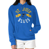 NHL Blue St. Louis Blues G-III 4Her by Carl Banks Women's City Graphic Fleece Pullover Hoodie
