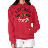 NHL Red Chicago Blackhawks G-III 4Her by Carl Banks Women's City Graphic Fleece Pullover Hoodie